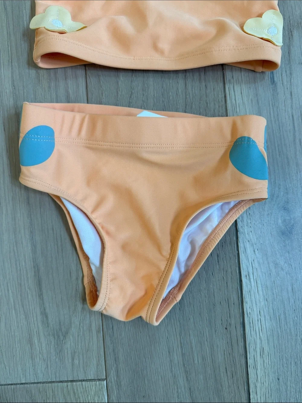 Carter's Peach Tankini with Yellow Flower Accents
